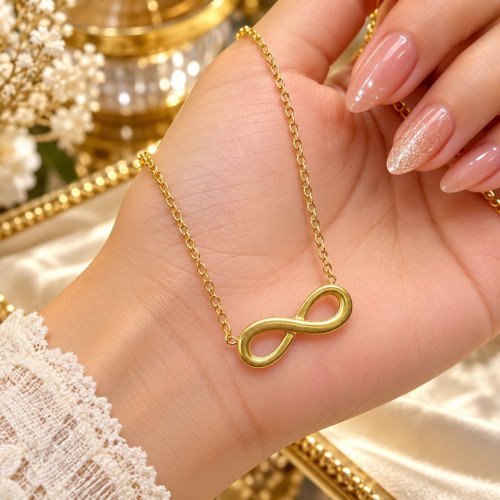 SS Infinity Necklace