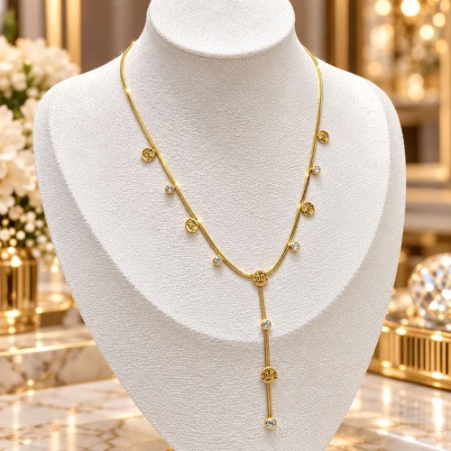 Stainless Steel Necklace Brand Logo Mix