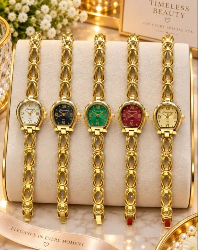 Xinyunkou Vintage Shield / Horseshoe Quartz Chain Watch Model 3097